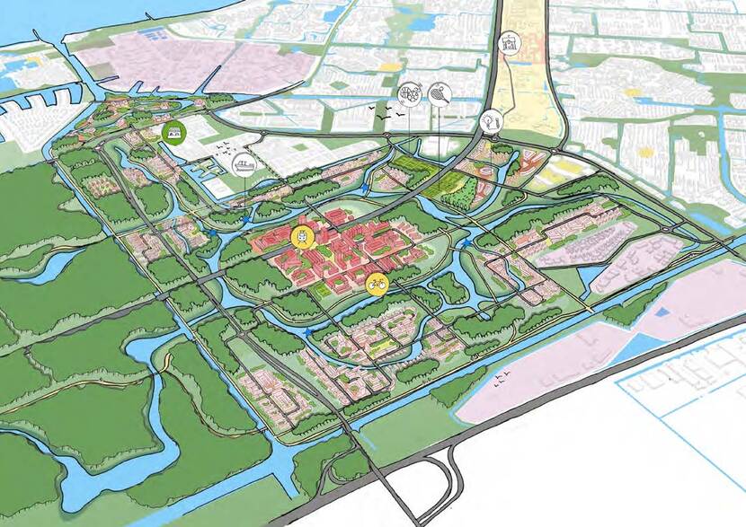 Artist impression Zuiderhage Flevoland